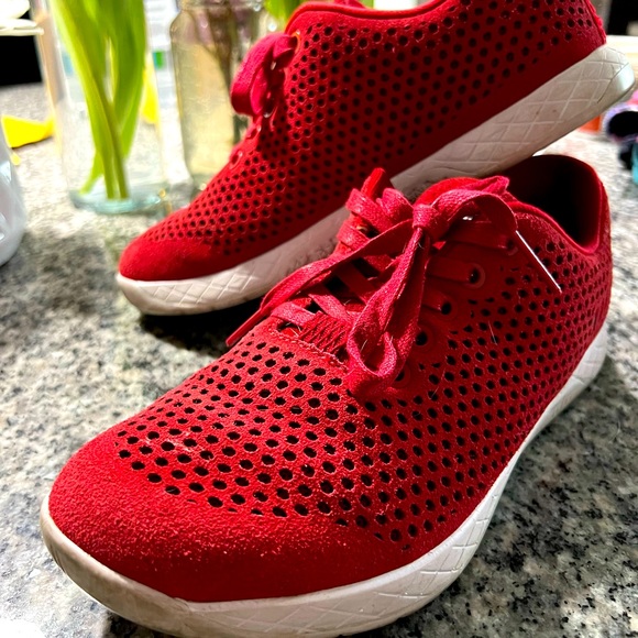 NOBULL Shoes - No Bull RACING RED SUEDE TRAINER